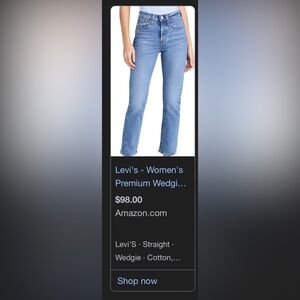 Levi’s wedgie straight jeans